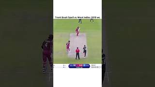 Trent Boult spell vs West indies 2019 wc shorts cricket cricketshorts shortsfeed viratkohli [upl. by Dedric]