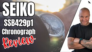 Seiko MECAQuartz Chronograph SSB429p1 Best Affordable SEIKO Chronograph Watch review [upl. by Aicened678]