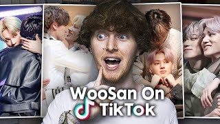 ACTUAL SOULMATES WooSan TikTok Edits that make me go CRAZY  Reaction [upl. by Nidraj]