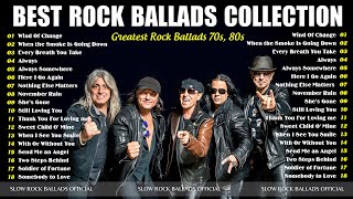 Top 100 Rock Ballads Of All Time  Best Classic Rock Songs 70s 80s Full Album [upl. by Ailbert567]