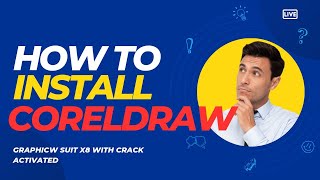 How to install CorelDraw Graphics Suit X8 with crack activated coreldraw coreldrawtutorial [upl. by Adrien752]