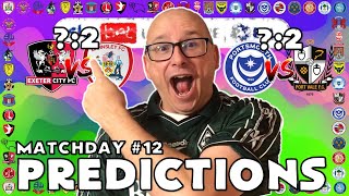 202324  EFL LEAGUE 1 PREDICTIONS  MATCHDAY 12 [upl. by Lennox197]