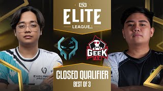 FIL Geek Fam vs Execration BO3  Elite League Southeast Asia Closed Qualifier [upl. by Danaher]