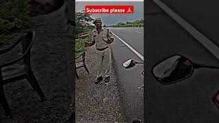 Bike rider magician and😱😱 police officer bikelover bike bikeride magic magician police funny [upl. by Pitchford]