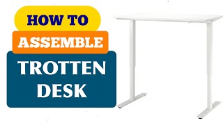 Ikea TROTTEN Desk  Ikea TROTTEN Desk Skrivbord [upl. by Tiraj116]