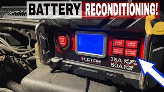 The Best Way to Get Your Car Running Again The Vector 15 Amp Battery Charger [upl. by Sacrod3]