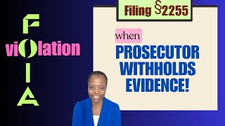 How Defendant Can Challenge Prosecutor For Withholding FOIA Evidence At Trial [upl. by Tildi]