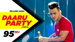 Daaru Party  Lyrical Video   Millind Gaba  Punjabi Lyricai Videos  Speed Records [upl. by Rafiq]