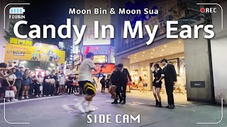 KPOP IN PUBLIC  SIDE CAM Moon Bin X Moon SuaCandy In My Ears Dance Cover by FOURiN from Taiwan [upl. by Kinnon933]