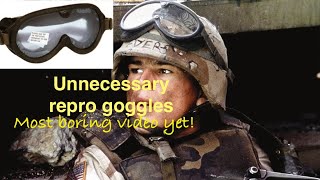 Reproduction military sun wind dust goggle review Why did they make these [upl. by Ykvir]