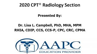 2020 CPT Radiology Section [upl. by Sugihara]