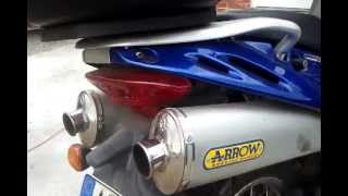 Aprilia Pegaso 650 SOUND ARROW EXHAUST [upl. by Aina161]