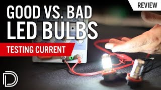 Good vs Bad LED Bulbs Testing Current [upl. by Morentz]