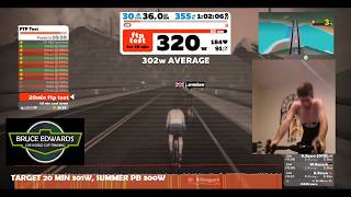 FTP test post 8 weeks structured training DID I IMPROVE [upl. by Lipski]