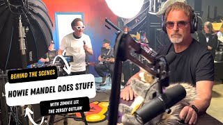 Behind The Scenes of Howie Mandel Does Stuff Podcast LIVE with Jimmie Lee Jersey Outlaw from H3 [upl. by Assyn]