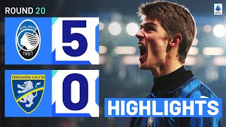 ATALANTAFROSINONE 50  HIGHLIGHTS  La Dea dominate goalfest in Bergamo  Serie A 202324 [upl. by Narok]