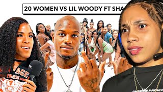 20 WOMEN VS 1 TROLL LIL WOODY FT SHAMAR NYVIA REACTS [upl. by Aihtniroc]