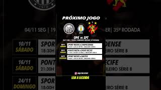 Últimos jogos do Sport na Série B [upl. by Nwahsit852]