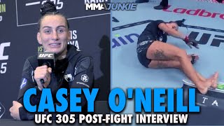 Casey ONeill Explains Breakdancing Celebration I Did Better Than Raygun  UFC 305 [upl. by Beaner]