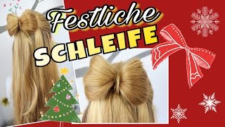 EINFACHE SCHLEIFE🎀auch für halblange Haare🎀coole Mädchen ZöpfeampFrisuren Tutorial [upl. by Sturdivant]