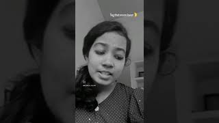 Arikathayaro cover song🖤 Evlin Sara Johny [upl. by Neeli]