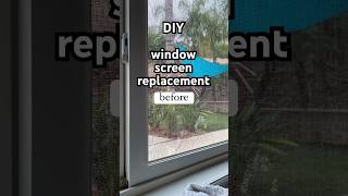 How to Replace Window Screens  Window Screen DIY diyprojects homehacks homeimprovement [upl. by Nirrad]