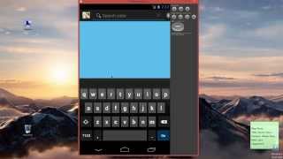 Android Working with Action Bar Demo [upl. by Briano247]