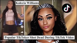 Popular TikToker Shot Dead While Filming  Kalecia Williams  Whispered ASMR Extended Mic Brushing [upl. by Worthington]