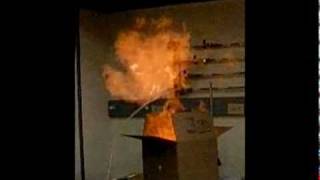 Effect of Oxydizer on Confined Explosions Oxygen vs Air  FPE Teaching Tool [upl. by Ahsinaw]