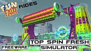 Top Spin FRESH Simulator  Funfair  Kermis Rides Gameplay HD [upl. by Clarisa]