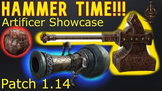 Artificer Build Showcase Elden Ring Shadow of the Erdtree Devonias Hammer  Rabbaths Cannon [upl. by Harriett955]