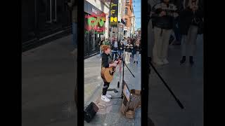 Fionn Whelan with a Stunning performance of Supermarket Flowers by Ed Sheeran  from Grafton Street [upl. by Anaujd]