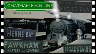 VICTORIA to RAMSGATE steam train ride 1960 [upl. by Itnahs639]