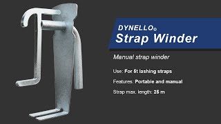 DYNELLO® Strap Winder  Up to 25 meter straps  Handheld and portable [upl. by Nwahsiek]