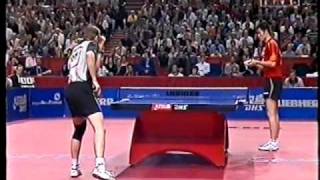 2003 WTTC Werner Schlager vs Wang Liqin 07 [upl. by Cr193]