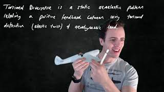 Mechanics of Aerostructures  Aeroelasticity 3  Torsional Divergence [upl. by Hsemar734]