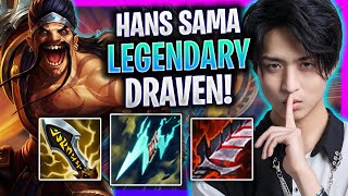 HANS SAMA BACK WITH HIS LEGENDARY DRAVEN  G2 Hans Sama Plays Draven ADC vs Zeri  Season 2024 [upl. by Oicirbaf372]