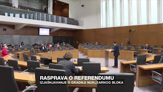 Parlament Slovenije Samo Ljevica protiv drugog bloka elektrane Krško [upl. by Aytida776]