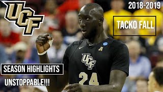 Tacko Fall UCF Senior Regular Season Highlights Montage 201819  7’6 GIANT [upl. by Cly]