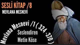 SESLİ KİTAP  Mesnevi  1 Cilt  324  370 Mevlana Celaleddin Rumi  Seslendiren Metin Köse [upl. by Inamik]