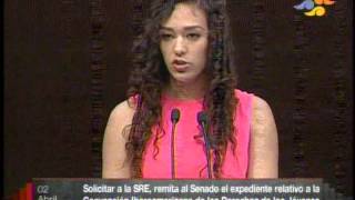 Intervención en Tribuna de la Diputada Crystal Tovar Aragon CrystalTovar [upl. by Arabella]