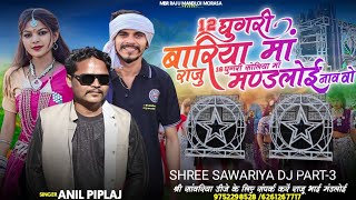 SHREE SAWARIYA DJ PART3  12 घूगरी बारिया मा 16 घूगरी सोलिया मा  Anil Piplaj Timli Songs 2024 [upl. by Hoi788]