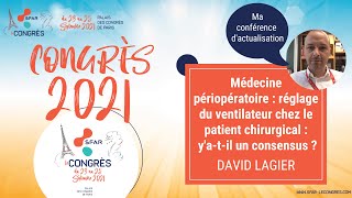 Ma conf dactualisation  Réglage du ventilateur chez le patient chirurgical yatil un consensus [upl. by Urbanna570]