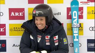 AUDI FIS Ski World Cup  Womens Giant Slalom  Are SWE 1st run March 09 2024 [upl. by Eran]