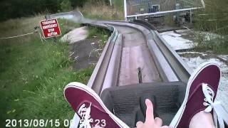 Tobogganing at Swadlincote Ski Centre [upl. by Suillenroc]