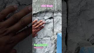 Defects of AAC Block at the Renovation Time techmeengineer constructionengineer civiltech [upl. by Aiyram]