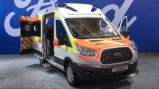 Ford Transit Ambulance 2016 In detail review walkaround Interior Exterior [upl. by Merril]