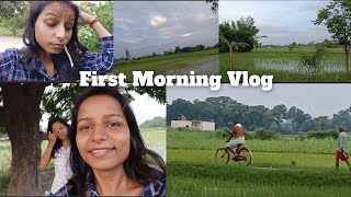 My First Morning Vlog Walkingpoornimashukla [upl. by Anor]