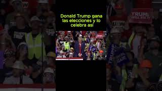 Elecciones USA 2024 en vivo  Donald Trump bailando  EEUU noticias [upl. by Meri]