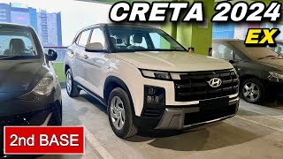 Hyundai Creta EX 2024 Second Base  First On YouTube [upl. by Auqkinahs]